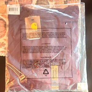 Carhartt Original Fit T-Shirt in Burgandy Color. 3XL